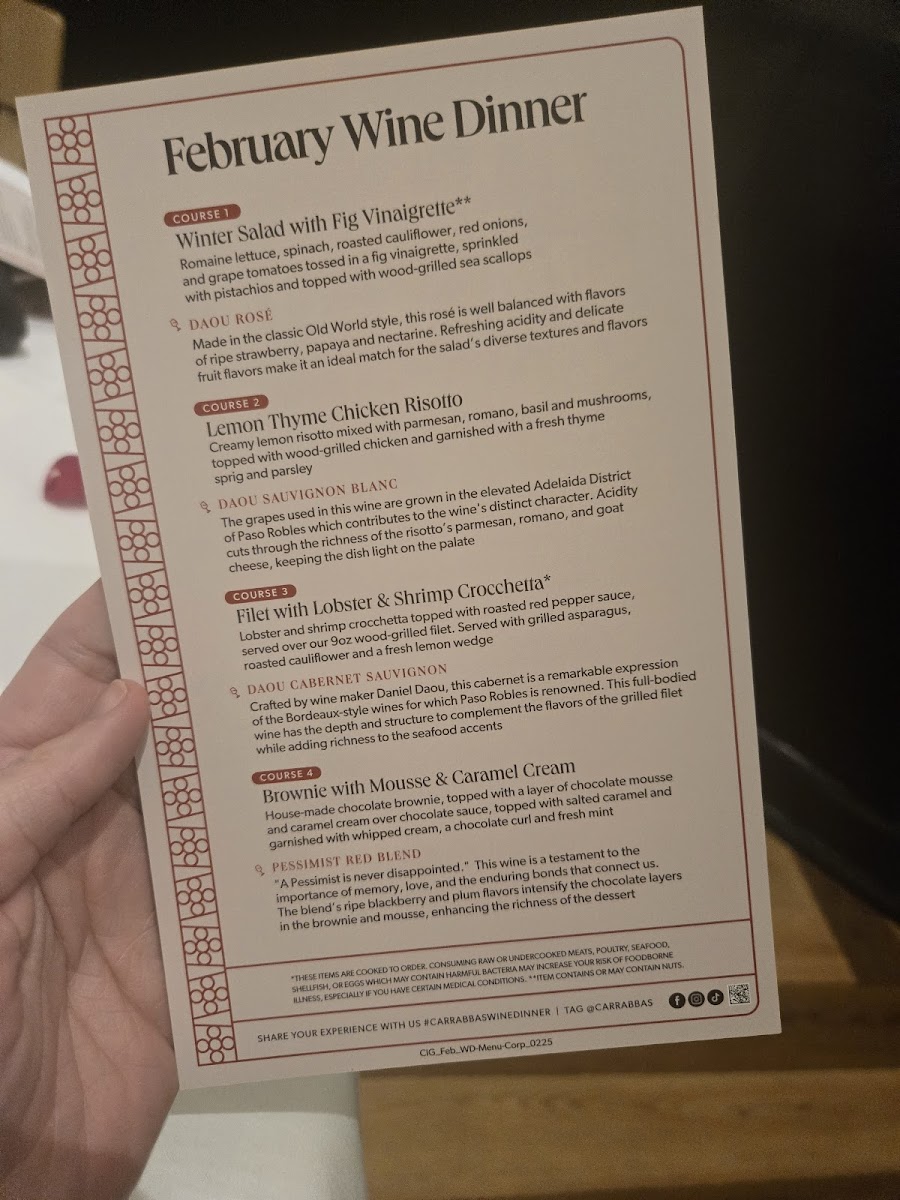 Carrabba's Italian Grill Menu-1