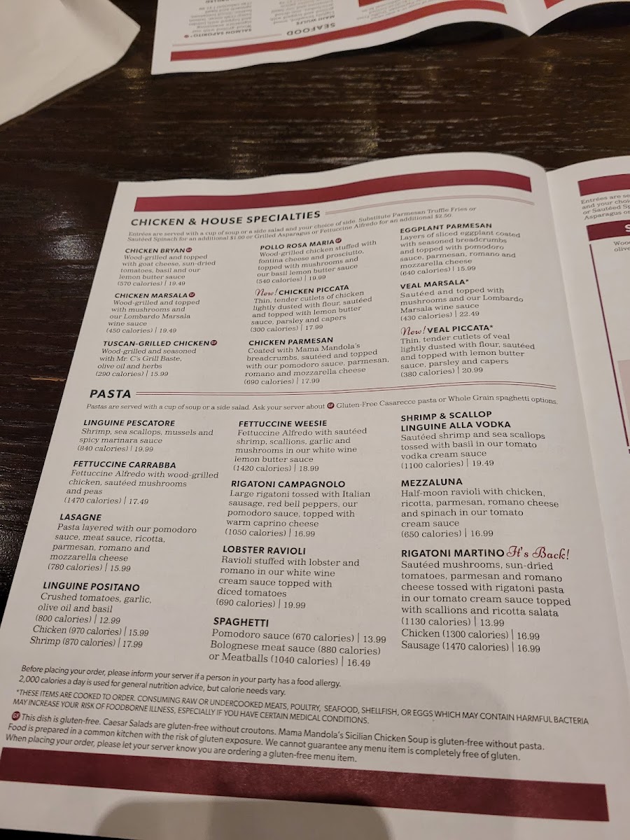 Carrabba's Italian Grill Menu-10