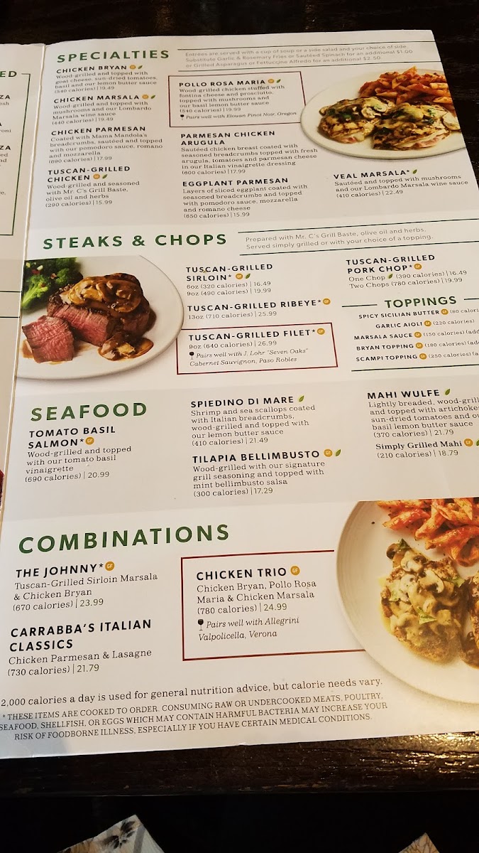 Carrabba's Italian Grill Menu-8